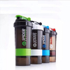 Protein Shaker Mixer Bottle Sports Fitness Gym 3 Layers Multifunction 600ml BAP Free Shaker Bottle
