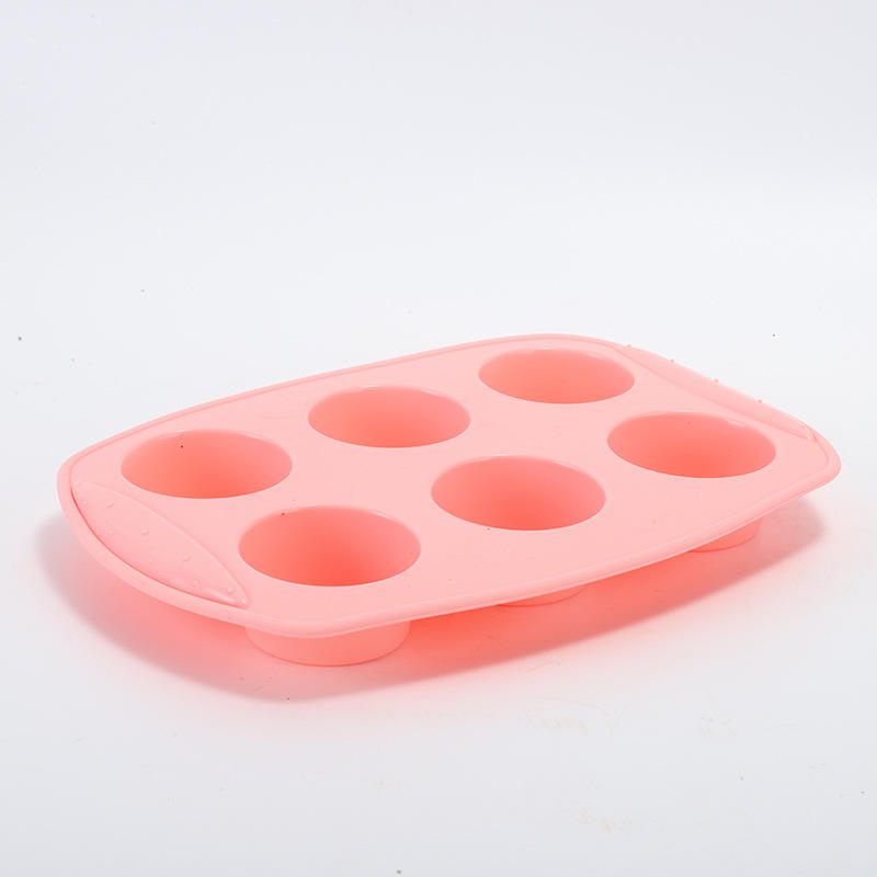 Non Stick 12 Cavity Silicone Mini Round Muffin 6 Cavity Cups Baking Cake Chocolate Mold