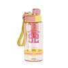 750Ml Wide Mouth Portable Transparent Plastic Sports Water Bottle With Straw Fruit Infuser Custom Logo