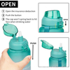 Half Gallon Water Bottle with Straw Half Gallon Water Jug Motivational Water Bottle 64 Ounce with Time Marker Large