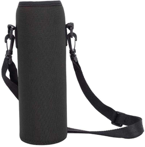 Water Bottle Carrier Insulated Neoprene Water Bottle Holder Bag Pouch Cover 32 oz Adjustable Shoulder Strap Sleeve for Bottle