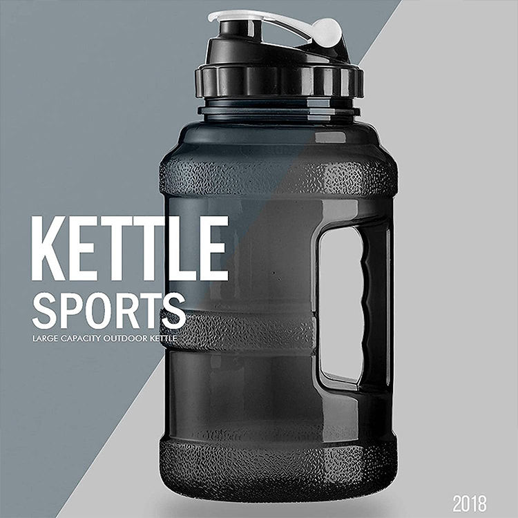 Factory Wholesale 2.2L Food Grade Plastic Super Big Capacity Ton Cup Gym Sports Water Drink Bottle for Sports Outdoor