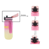 Wholesale 750Ml Wide Mouth Portable Sport Plastic Sports Gradient Color Water Bottle With Rope