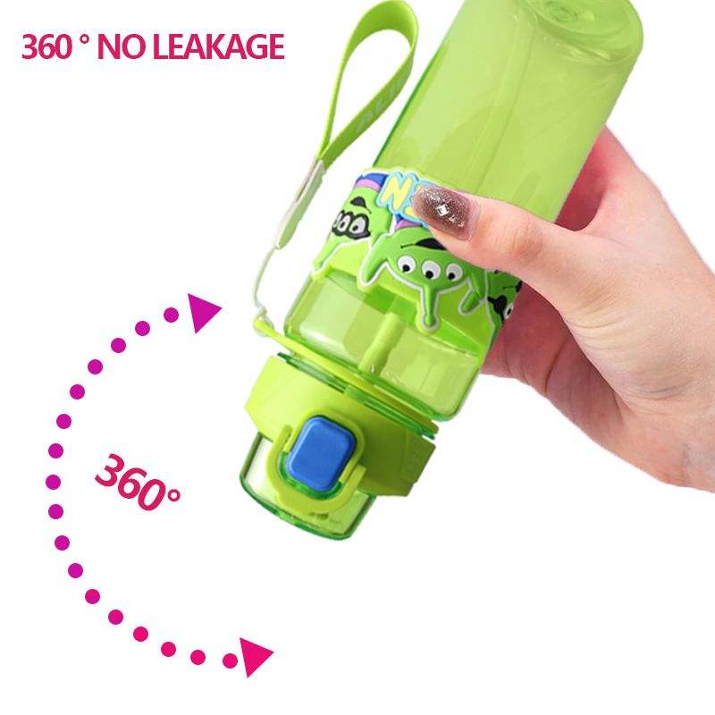 26oz Customize the Color and logo 800ml Plastic Water Cup with Straw and Cartoon Style Silicone Anti-scalding Ring