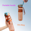 1000ml BPA Free 32oz Plastic Drinking Sports Tritan Drink Water Bottles with Silicone Suction Nozzle