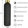 1L BPA Free Custom Logo Time Marker Sport Frosted Plastic Tritan 32OZ Motivational Water Bottle