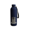 500ml Portable Custom Logo Stainless Steel Insulated Vacuum Flask Fruit Infuser Water Bottle With Rope Handle