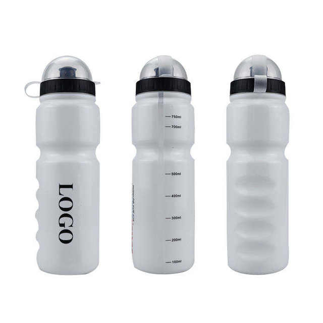 27oz 2024 Time Marker Leak Proof PE Motivational Bicycle Product Sport Frosted Plastic Water Bottle BPA Free