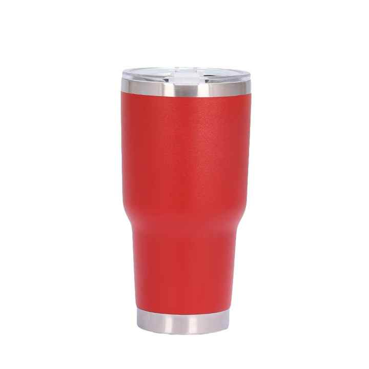 30oz Portable Double Wall Vacuum Insulated Stainless Steel Custom Logo Tumbler Travel Coffee Mug With Lid