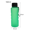 1.5L Sports and Fitness Water Cup with Body for Easy Grip and Wide Bottom Water Outlet with a Filter Screen