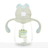 300Ml 500Ml Bpa Free Tritan Cartoon Cute Plastic Water Bottle With Capacity Scale With Handle for Kids