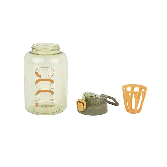 2023 Custom Logo 45oz Gym Sport Plastic Direct Drinking Water Bottle with Fruit Strainer