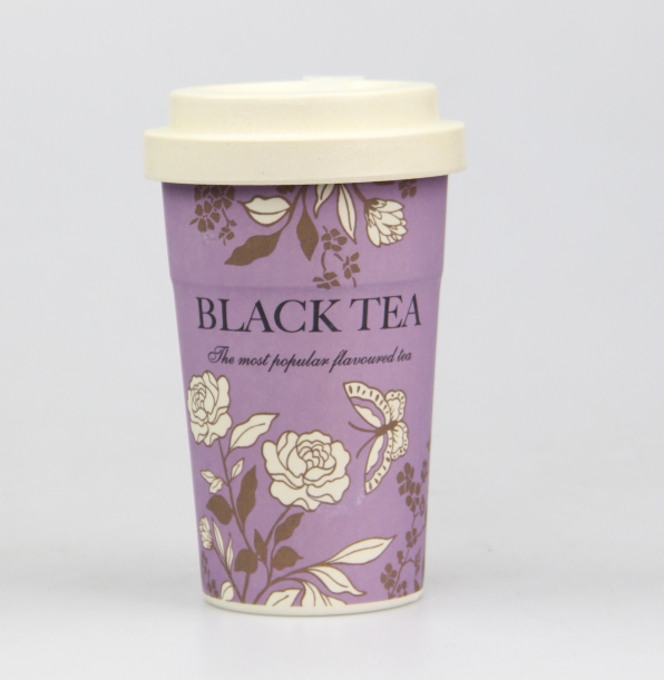 Customize Reusable Bamboo Fiber Coffee Cup Water Bottle Coffer Cup