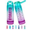 Customize logo 32oz BPA Free Outdoor Tritan Sports Plastic Drink Water Bottle Leak-Proof