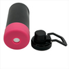 26oz Hot Sales BPA Free Portable Handle Stainless Steel Bottle Water with Anti slip Silicone Screw on Lid