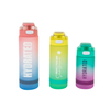32oz Sports Water Bottle with Time Marker BPA Free Wide Mouth Leakproof with Handle