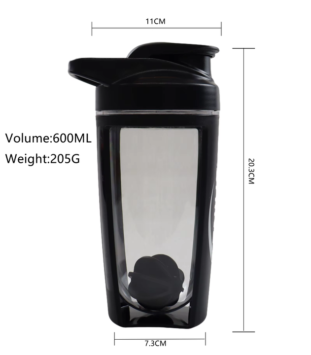 600Ml Wide Mouth Protein Powder Gym Sports Shaker Sport Water Bottle Custom Shaker Cup Bottle