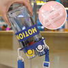 19oz Delicate Cute Candy-Colored Cartoon Features Portable Plastic Sippy Bottle