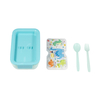 1000ML Cartoon Children'S School Lunch Box Bento Kids Lunch Box With Spoon Baby Food Lunch Box