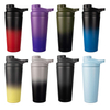 750ml Protein Tumblers Gym Portable Bottle with Handle Double Wall Stainless Steel Protein Shaker Bottle