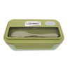 Cute and Portable Plastic Lunch Boxes with Spoons for Picnics Which Can Be Heated