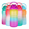 64oz Custom Color and logo Gradient High Aesthetic Outdoor Fitness Portable 2.2L Large Capacity Water Bottle