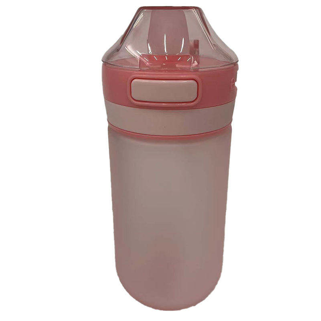 17oz Simple and Design Bpa-Free Plastic Water Bottle Straw Drink Water Bottle for Children Kids School