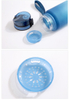 500ML and 1000ML Leakproof BPA Free Tritan Plastic Drinking Water Bottle with Time Marker