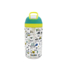 Cartoon Style Kids 600ml 21oz Water Cup with Customizable Patterns Leak Proof Portable BPA Free