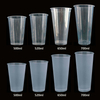 Wholesale Custom logo Disposable Plastic Cups with Lid 12oz 8oz 16oz PP Custom logo Hot or Cold Party Drinking Coffee Cups