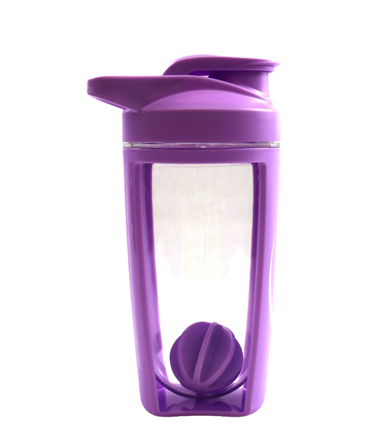 600ml/0.6L Custom Different Color Selling New Fruit Juice Portable Practical Plastic Cup With Handle Shaker Bottle
