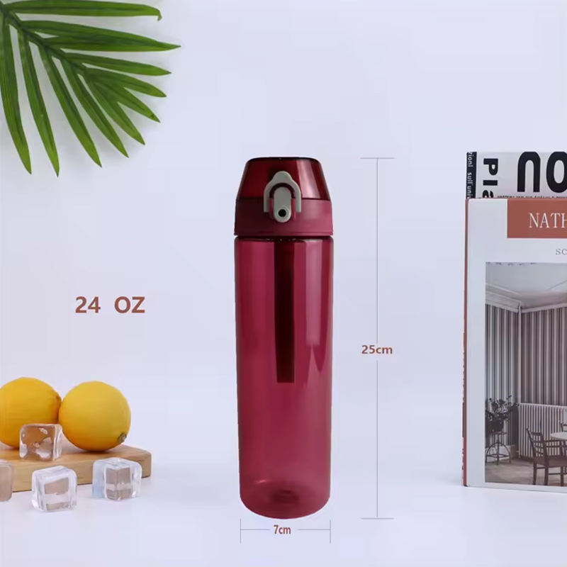 High Quality 0.7L 1.5L 2.2L Eco Friendly Transparent Tritan Plastic Water Bottle With Strap