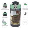 600ML Eco-Friendly Portable Children Leak Proof Cartoon Drinking Bottle Cute Plastic Water Bottles