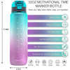 32 oz Motivational Water Bottle BPA Free Leakproof Tritian Frosted Portable Reusable Fitness Sport 1L Plastic Water Bottles