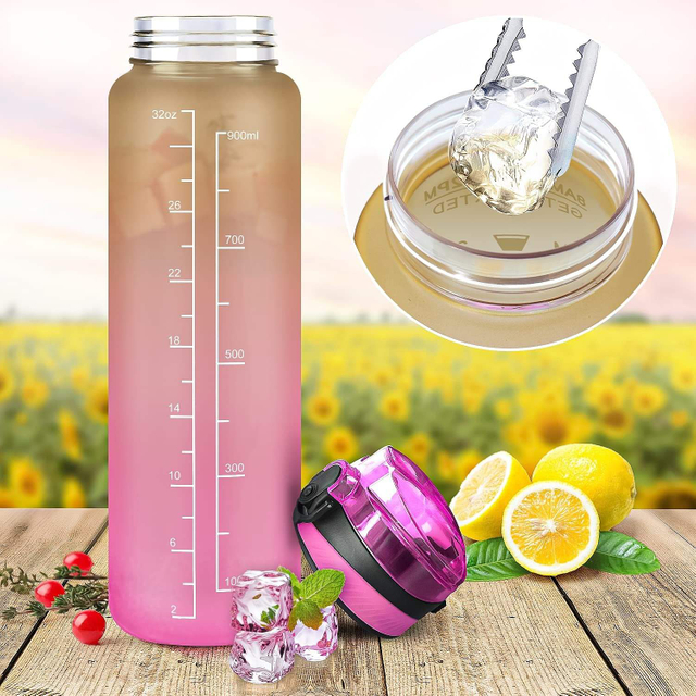 Best Selling Drink Gym Reusable Sport Bottles 100% Bpa Free Tritan Plastic Water Bottle 32 Oz Large Capacity