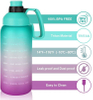 64oz Large Capacity 2.2 L 2.2L Leak Proof Botellas De Agua Gym Sports Water Bottle With Straw