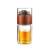 750Ml Trinkflasche Double Wall Glass Water Bottle With Tea Infuser