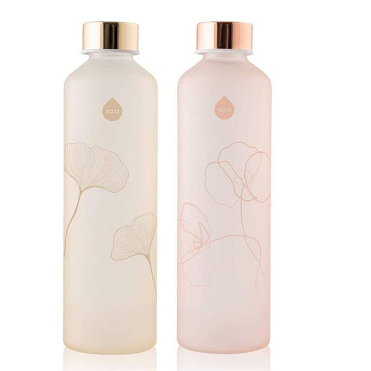 Wholesale Bouteille D'Eau Verre Frosted Glass Drinking Bottle Drink Water Bottle