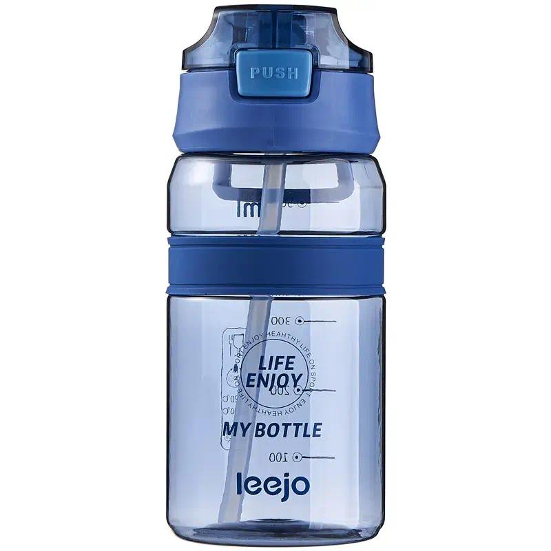 Botella De Agua a Prueba De Fugas Small Reusable Clear Bpa Free Plastic Drinking Bottle Gym Water Bottles