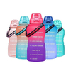 Botella Motivadora Garrafa Agua Transpatente Top Seller Personalized Hiking 2.2L Gym Water Bottle