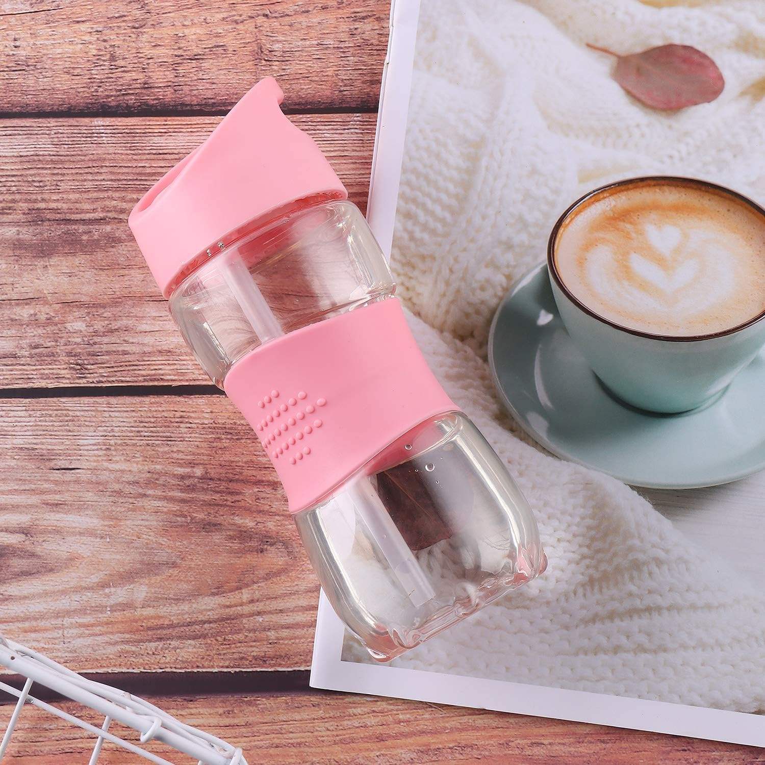 Hot Sales Supermarket Customize Pattern Kids Water Bottle Plastic Water Bottle With Straw for Kids BPA Free 350 ML Cute Children