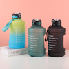 Water Bottles Gym Jug Big Capacity Plastic Motivational Half Gallon/2.2l Water Bottles With Custom logo