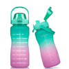 Garrafa Agua 2 L Botella De Agua De 64 Oz Wholesale Brief 2 Litre Push Button Drink Plastic Water Bottle