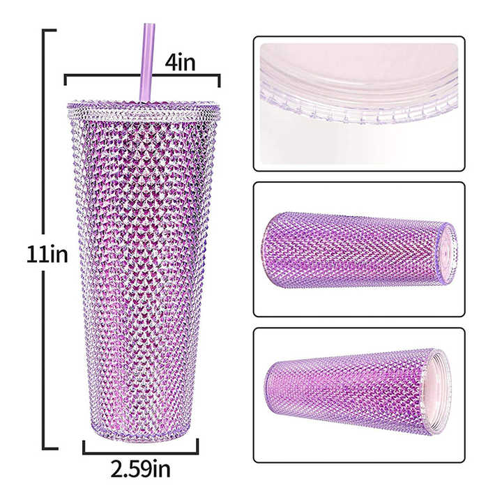 Tumbler Custom Made for Pre School Kids Iridescent Leakage Proof Customizable Coffee Mugs