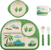 BPA FREE RPET New MATERIAL PLASTIC KIDS SETS with Cup Fork Spoon and Bowl Eco-friendly