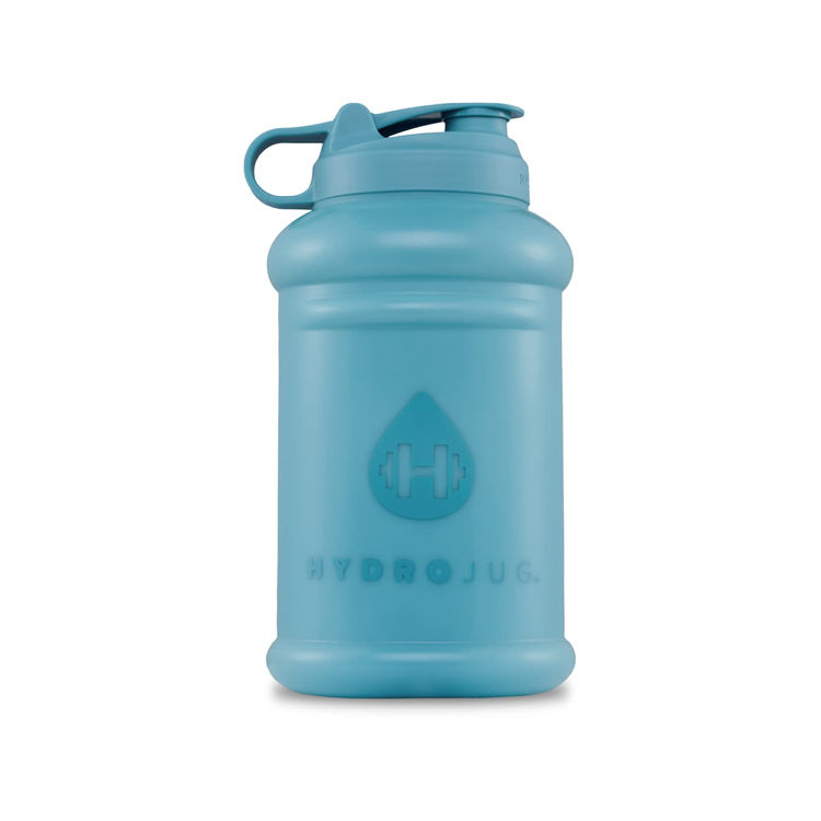 Custom Logo Bpa Free 2200Ml Large Capacity Half Gallon Plastic Sports Gym Water Bottle Jug With Straw Sleeve