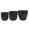 Eco-friendly Unbreakable Custom Printing Bamboo Fiber Flower Pot for Garden