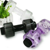 2.2L Large Durable Portable Leakproof BPA Free Clear Sport Water Jug Dumbbell Water Bottle