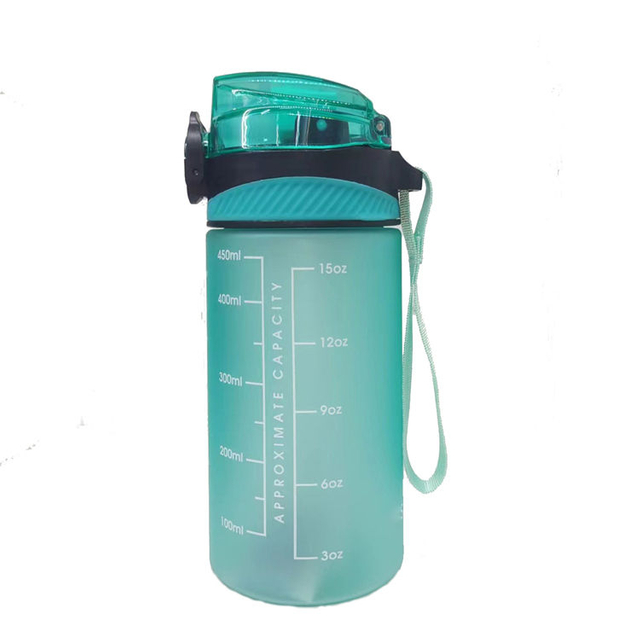 450ml Bpa Free Reusable Tritan Plastic Sports Drink Water Bottle for Kids