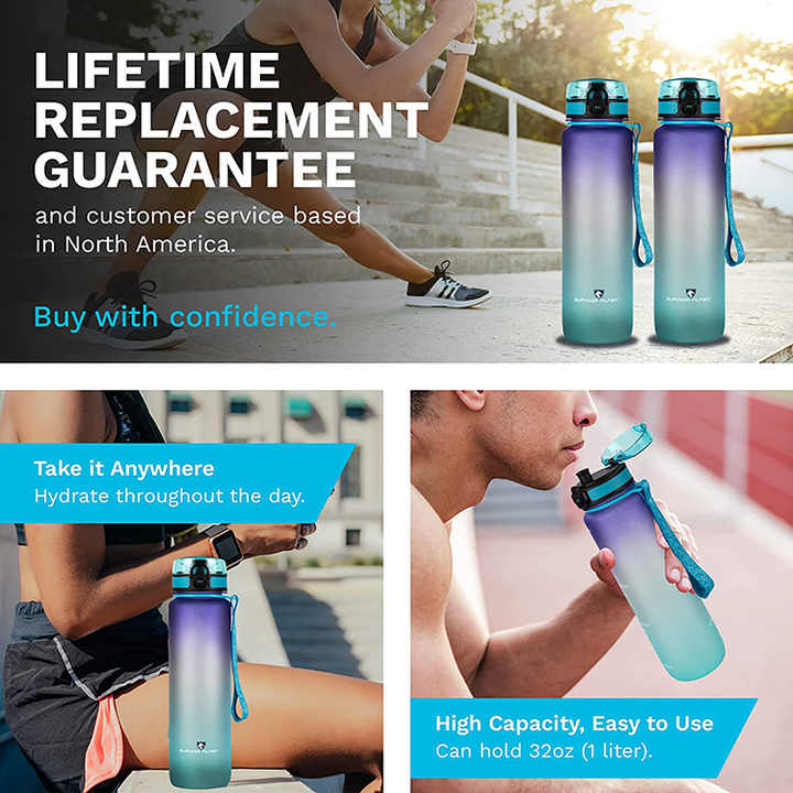 Bouteille Deau Custom Botellas De Gym Custom Measure Gym Large Water Bottle With Motivational Time Marker Bottles